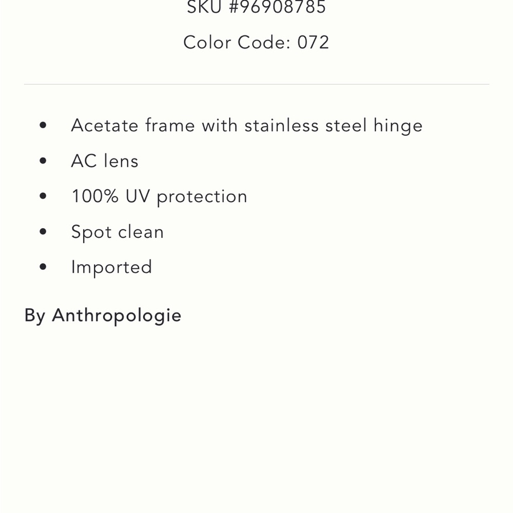 Anthropologie yellow Rectangle Wavy Temple Sunglasses - Picture 2 of 7